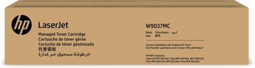 Тонер-картридж/ HP Black Managed LaserJet Toner Cartridge (W9037MC)