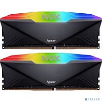 Apacer DDR4 16GB 3200MHz UDIMM NOX RGB Black Gaming Memory (PC4-25600) CL16 1.35V Kit (2x8GB) Intel XMP 2.0, Heat Sink (Retail) 1024*8 3 years (AH4U16G32C28YNBAA-2)