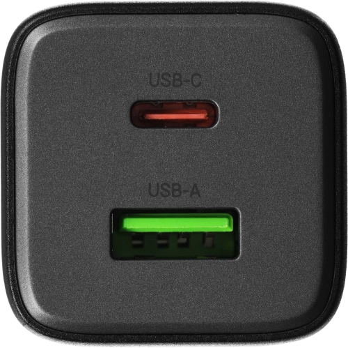 Сетевое зар./ устр. Hoco N41 Almighty Black 20W 3A (PD+QC+AFC) USB-A/ Type-C черный фото 7