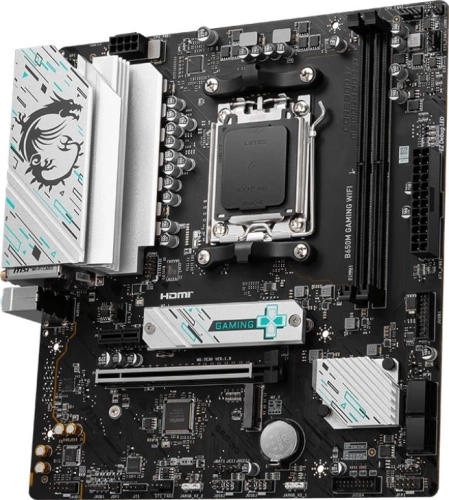 Материнская плата MSI B650M GAMING WIFI Socket AM5 AMD B650 2xDDR5 mATX AC`97 8ch(7.1) 2.5Gg RAID+VGA+HDMI+DP фото 5