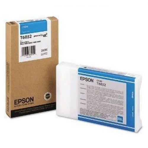 Картридж EPSON T6032, голубой, 220 мл., для Stylus Pro 7880/ 9880 (C13T603200)