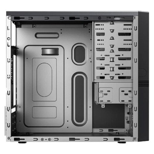 MiniTower Powerman ES555 Black PM-500ATX-F U3*2+U2*2 +2*combo Audio; additional HDD cage; intrusion switch; power button lock; Plastic Tooless part mATX (6184134) фото 3