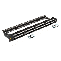 Патч-панель Lanmaster LAN-PPC48U6 19" 1U 48xRJ45 кат.6 UTP