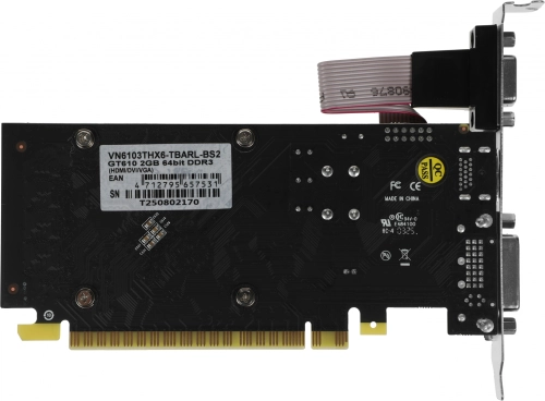 GT610 2GB GDDR3 64-bit HDMI (VN6103THX6) фото 3