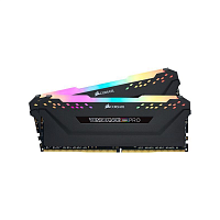 Комплект памяти Corsair DDR4, 3600MHz 16GB 2x8GB DIMM, Unbuffered, 18-22-22-42, XMP 2.0, VENGEANCE RGB PRO Heatspreader, RGB LED, 1.35V (CMW16GX4M2D3600C18)