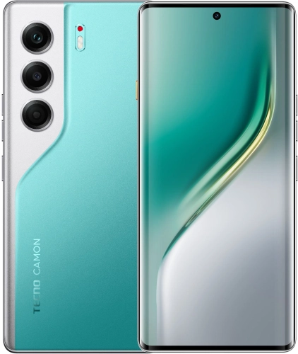 Смартфон Tecno Camon 40 Pro 5G 256Gb 12Gb зеленый моноблок 3G 4G 6.78
