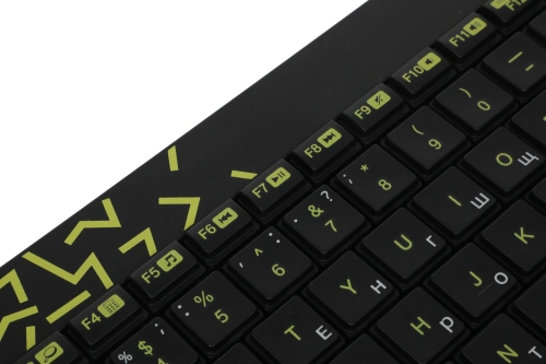 Клавиатура + мышь Logitech MK240 клав:черный/желтый мышь:черный/желтый USB беспроводная slim Multimedia (920-008198) фото 3