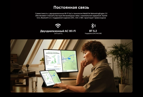 Планшет Teclast T60 Pro Premium set T620 (2.0) 8C RAM8Gb ROM128Gb 12 IPS 2000x1200 4G Android 14 серый 13Mpix 5Mpix BT WiFi microSD 1Tb 8000mAh (1747209) фото 49