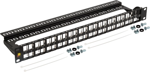 Патч-панель наборная Lanmaster LAN-PPC48OK-UTP 19 1U 48xRJ45 UTP