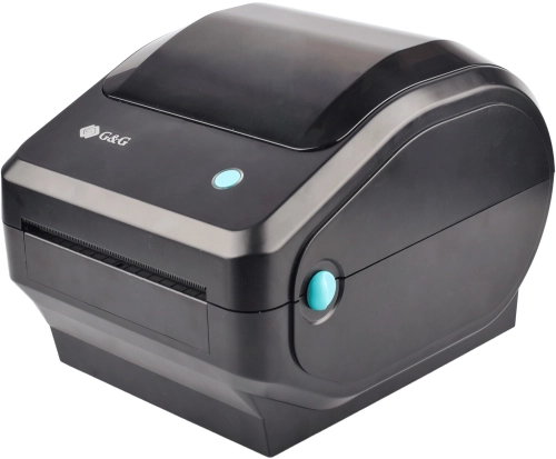 Термопринтер G&G GG-D410 203dpi 152мм/с/USB для печ.накл. черный фото 2