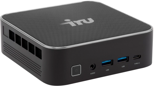 Неттоп IRU Tactio 525 Ryzen 9 6900HX (3.3) 32Gb SSD1Tb 680M Windows 11 Pro GbitEth WiFi BT черный (2099147)