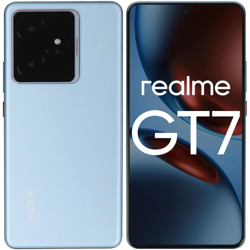 Смартфон Realme GT7 12+512 RMX5061 12+512 синий (RMX5061 12+512 ICESENSE BLUE)