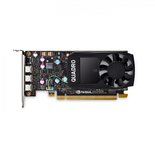 Видеокарта PNY Quadro P400 V2, 2GB GDDR5 64bit, PCI Express 3.0 x16, CUDA Cores 256, 3 x mDP 1.4, 30W, 150 mm (VCQP400V2-BLK)