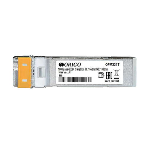 Трансивер/ OFM331T/ 20KM WDM SFP transceiver, 1000Base-BX-D, 1000Base-BX-D, Tx:1550 nm, Rx:1310 nm, Single-Mode, 20KM (OFM331T/20KM/A1A)