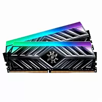 Модуль памяти ADATA 16GB (2 x 8Gb) DDR4 UDIMM, XPG SPECTRIX D41, 3200MHz CL16-20-20, 1.35V, RGB + Серый Радиатор. (AX4U32008G16A-DT41)