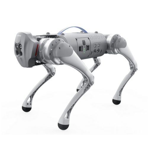 Четырехопорный робот Unitree модели Go1 версии Edu + улучшенный джойстик с дисплеем (GO1-EDU-N-JSTK)