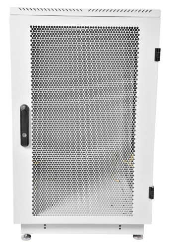 Шкаф серверный ЦМО (ШТК-М-27.6.10-44АА) напольный 27U 600x1020мм пер.дв.перфор. задн.дв.перфор. 2 бок.пан. направл.под закл.гайки 400кг серый