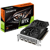 Видеокарта Gigabyte RTX3050 WINDFORCE 6GB GDDR6 96bit 2xDP HDMI 2FAN RTL (GV-N3050WF2-6GD)