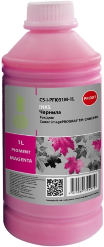 Чернила Cactus CS-I-PFI031M-1L PFI-031 пурпурный1000мл для Canon imagePROGRAF TM-240/340