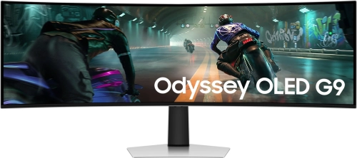 Монитор Samsung 49 Odyssey OLED G9 S49DG910SIXCI серебристый OLED LED 32:9 HDMI полуматовая HAS 250cd 178гр/ 178гр 5120x1440 144Hz DP USB 12.9кг (LS49DG910SIXCI)