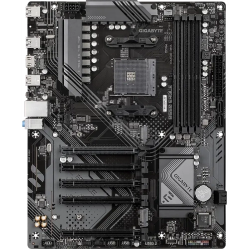 Материнская плата Gigabyte B550 EAGLE Soc-AM4 AMD B550 4xDDR4 ATX AC`97 8ch(7.1) GbLAN RAID+HDMI