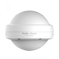 Ruijie Reyee AX1800 Dual Band Outdoor Wi-Fi6 Access Point, IP68 waterproof, 1201Mbps at 5GHz + 574Mbps at 2.4GHz, 2 10/100/1000base-t Ethernet uplink port, Internal omnidirectional antennas,support 8 (RG-RAP6262(G))