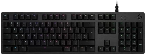 Клавиатура Logitech G512 Carbon Red Linear механическая черный USB Multimedia for gamer LED (920-009374)