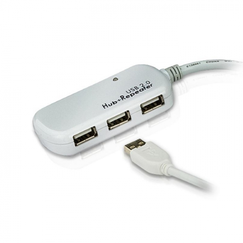 USB удлинитель ATEN UE2120H 4 портовый, USB 2.0 концентратор-удлинитель, до 12 м