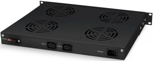 Модуль вентиляторный Cabeus (JG03T-BK) 4 вент. черный