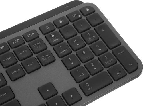 Клавиатура + мышь Logitech MX Keys S Combo клав:графитовый/черный мышь:графитовый USB беспроводная Bluetooth/Радио LED (920-011619) фото 5
