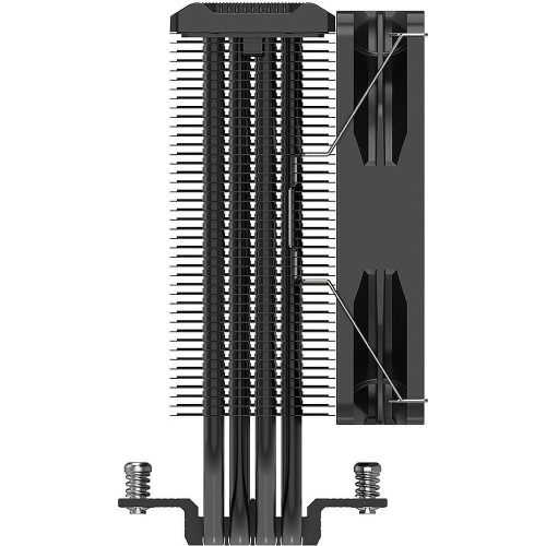 Кулер для процессора/ CPU Cooler PCCooler PALADIN EX400 ARGB (180W, 4-pin PWM, 157mm, Al/Cu, 4x6mm, ARGB, 1x120mm, 73.6CFM, 28.6dBA, 1800RPM, S: 1851/1700/1200/115X, AM5/AM4, black) фото 3
