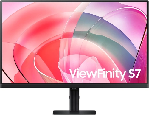 Монитор Samsung 27 Монитор Samsung 27 ViewFinity S7 S27D706EAMXUE черный IPS LED 5ms 16:9 HDMI матовая 1000:1 350cd 178гр/ 178гр 3840x2160 60Hz DP Quad 4K (2160p) 5кг (LS27D706EAMXUE)