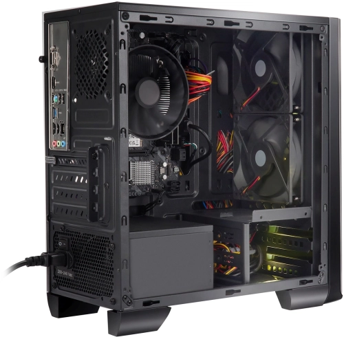 Компьютер IRU Tactio 320A5GER MT Ryzen 5 5600G (3.9) 16Gb SSD512Gb RGr без ОС GbitEth 500W черный (2106786) фото 22