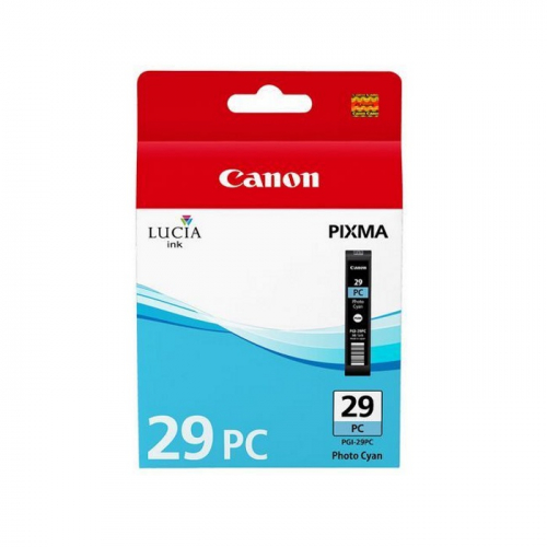 Картридж струйный Canon PGI-29PC фото, голубой, 36мл., для Pixma Pro 1 (4876B001)