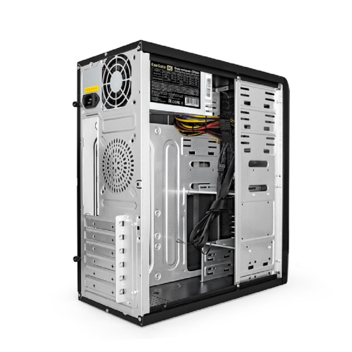Exegate EX261451RUS Корпус Miditower CP-601 Black, ATX, , 2*USB, Audio фото 2