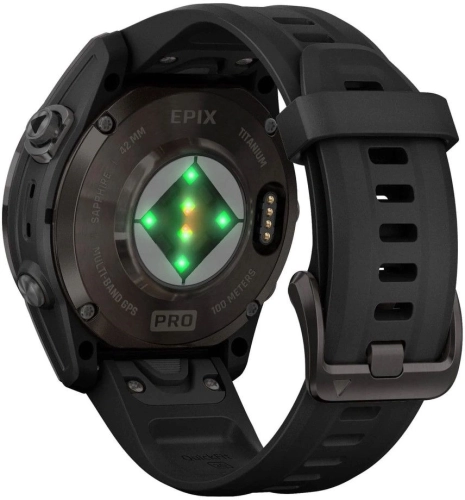 Смарт-часы Garmin Epix Pro Gen 2 Sapphire 30.4мм 1.2 AMOLED корп.черный рем.черный (010-02802-15) фото 5