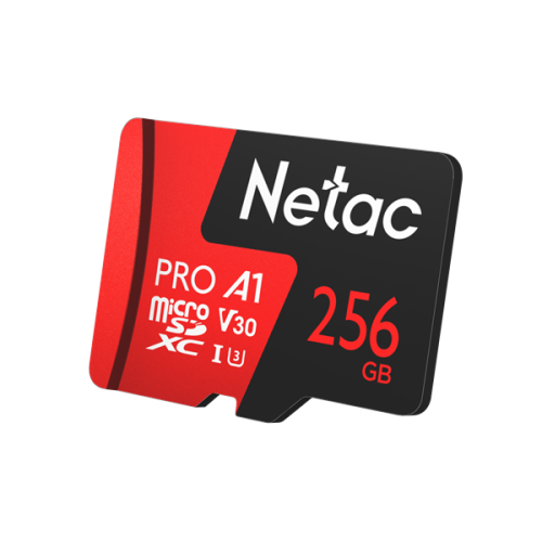 Флеш карта microSDHC 256GB Netac P500 PRO <NT02P500PRO-256G-S> (без SD адаптера) 100MB/ s