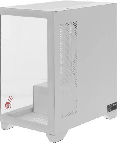 Корпус Bloody BD-CC103 белый без БП mATX 7x120mm 1xUSB2.0 1xUSB3.0 audio bott PSU (BD-CC103-WH) фото 2