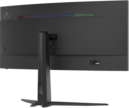 Монитор Digma 34 Overdrive 34A712Q черный VA LED 1ms 21:9 HDMI M/M матовая HAS Piv 450cd 178гр/178гр 3440x1440 200Hz DP UW 5.7кг фото 4