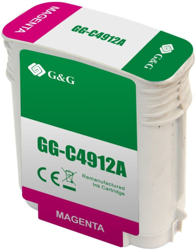 Картридж/ HP 82 Magenta для Designjet 500/ 500ps/ 510/ 800/ 800ps/ copier cc800ps/ 815mfp 69-ml (C4912A) White Box With Chip (OC-C4912A)