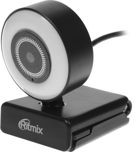 Камера Web Ritmix RVC-250 черный 5Mpix (2592x1944) USB2.0 с микрофоном (80001305) фото 4