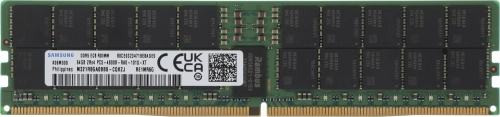 Память оперативная/ Samsung DDR5 64GB RDIMM 4800 2Rx4 1.1V (M321R8GA0BB0-CQK)