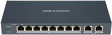 Коммутатор Hikvision DS-3E0310P-E/M(B) 8x100Мбит/с 1x1Гбит/с 8PoE+ 60W неуправляемый