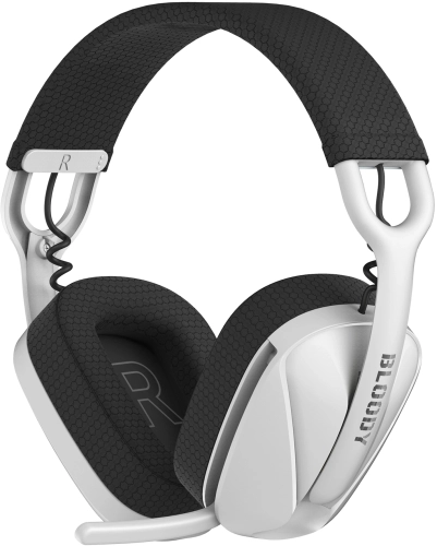 Наушники с микрофоном A4Tech Bloody GR280 Sports белый мониторные BT/ Radio/ 3.5mm оголовье (GR280 SPORTS)