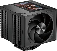 Устройство охлаждения(кулер) PcCooler RZ820 Display BK нет подсветки Soc-AM5/AM4/1200/1700/1851 черный 4-pin 15-27.1dB Al+Cu LCD 300W 1860gr Ret (RZ820-BKNWNY-GL)