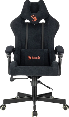 Кресло игровое A4Tech Bloody GC-560 черный искусственная замша (BLOODY GC-560 BLACK) фото 2