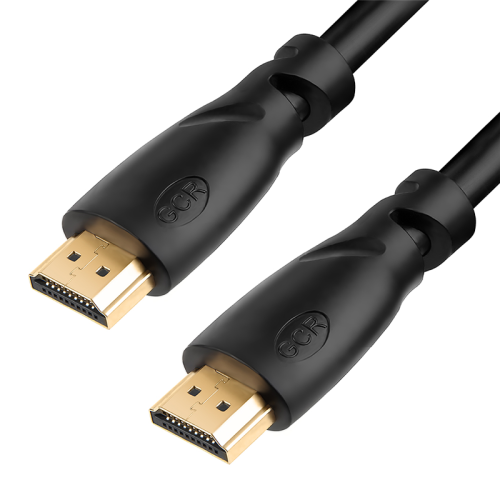 GCR Кабель 0.5m HDMI версия 1.4, черный, OD7.3mm, 30/ 30 AWG, позолоченные контакты, Ethernet 10.2 Гбит/ с, 3D, 4K, экран, GCR-HM310-0.5m