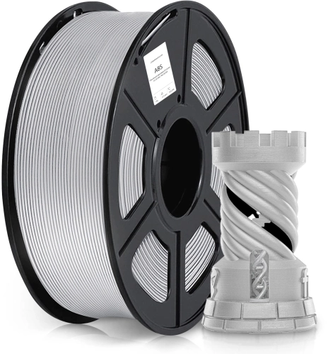 -/ Пластик для принтера 3D Cactus CS-3D-ABS-1KG-SILVER ABS d1.75мм 1кг L386м 1цв.