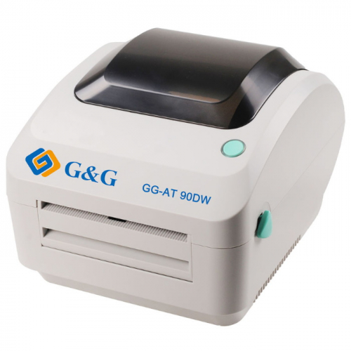Термопринтер G&G GG-AT-90DW-WE для печати штрих-кода стационарный белый фото 2