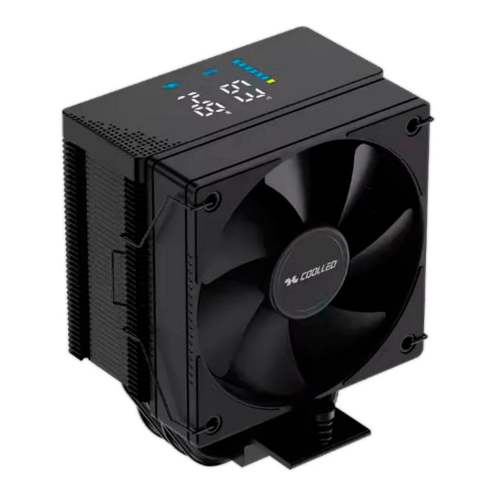 Вентилятор для процессора Coolleo CPU Cooler CL- B40S-DIG BK V2 Intel: LGA 115X/ 1200/ 1700/ 1851 AMD: AM4/ AM5 200W TDP (CL-B40S-DIG-BK-V2)